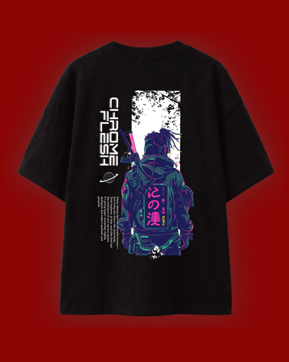 Black Oversized Tshirt - Drip 4